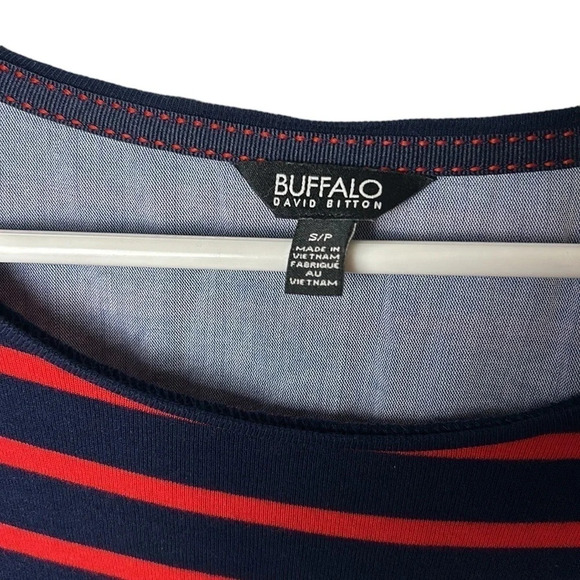 Buffalo David Bitton, twofer,breton stripes sweater,coastal,small,EC - Picture 2 of 10